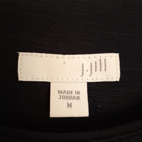 J. Jill Sleeveless Rayon Jersey Midi Dress Blue Size M - Picture 3 of 9